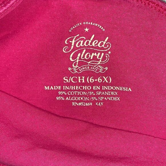 Pink Sequin Tank Top One Shoulder Girl’s 6 Ruffle Fuchsia Fall School Play Fun - Picture 4 of 7